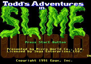 Todd's Adventures in Slime World (USA)